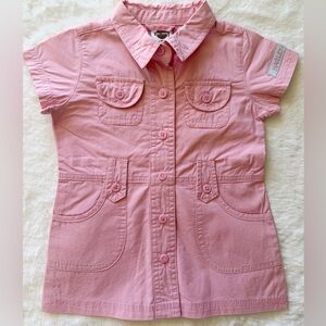 Harley Davidson Baby Girls Pink Dress